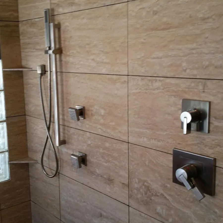 Shower fixture installation for Water Heater Replacement in Oldsmar